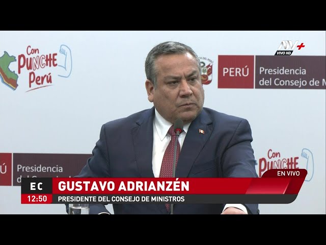 ⁣Gustavo Adrianzén como premier: "Hablaremos siempre con la prensa y lo haremos con la verdad&qu