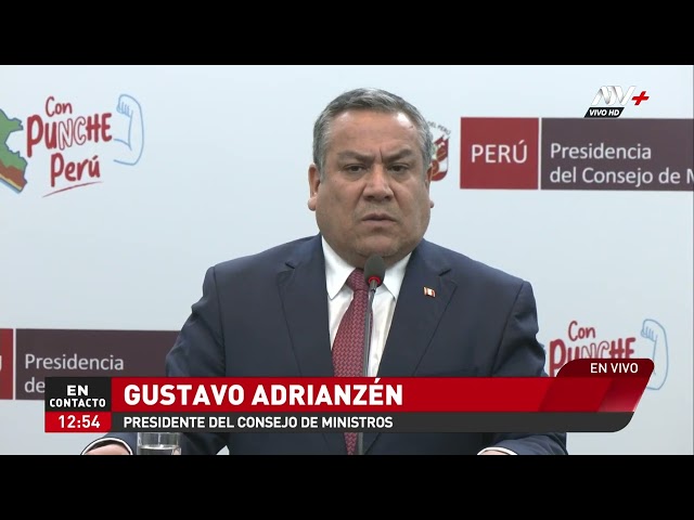 Gustavo Adrianzén sobre los ministros de Estado: "Todos están en evaluación"