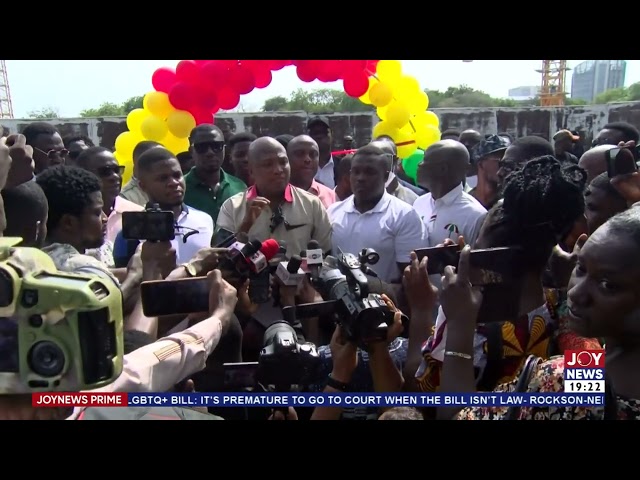 Armed military and security services block NDC MPs from accessing the National Cathedral site