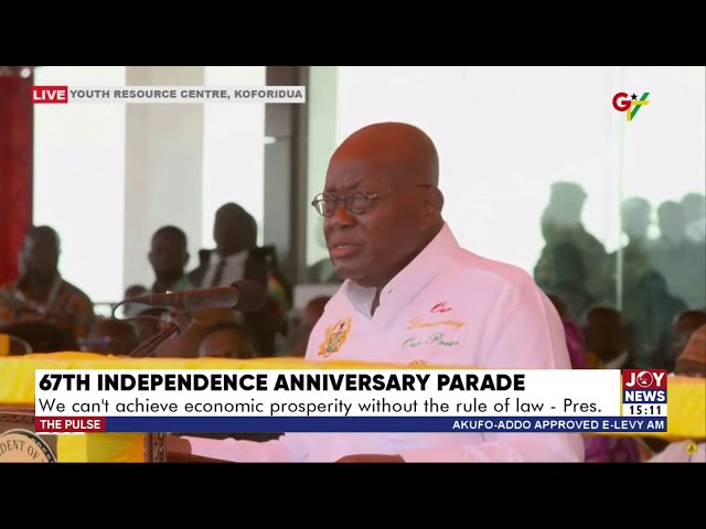 67th Independence Anniv: We have a lot to learn regarding tolerance of opposing views - Akufo-Addo