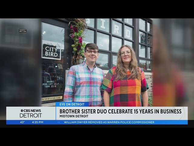 Detroit brother and sister duo celebrate 15-year business milestone