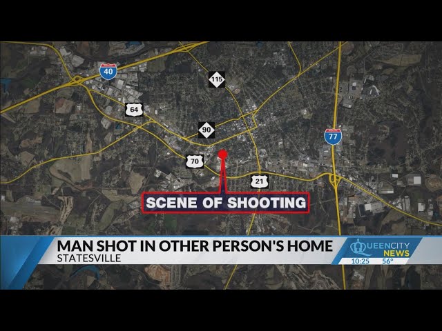 Statesville man breaks into home, arrested after being shot: Police