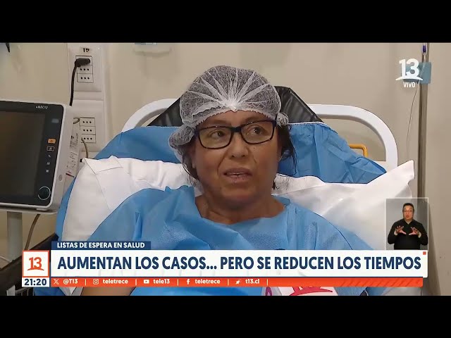 Aumentan listas de espera en Salud pero tiempos se reducen