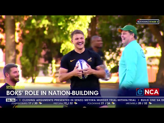 Boks' role in nation-building