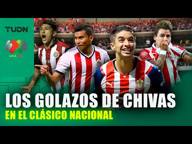 GOLAZOS en el Clásico Nacional  Chivas haciendo OBRAS DE ARTE | TUDN