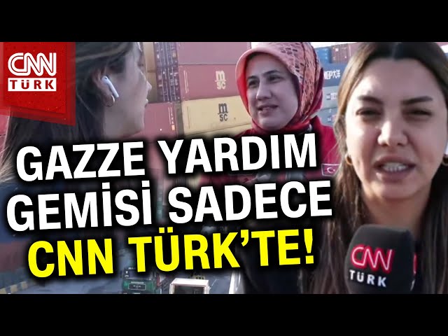 Türkiye Açlığa Bırakılan Gazzelilere Yardım Eli  Uzatıldı! Fulya Öztürk O Yardım Gemisinde... #Haber