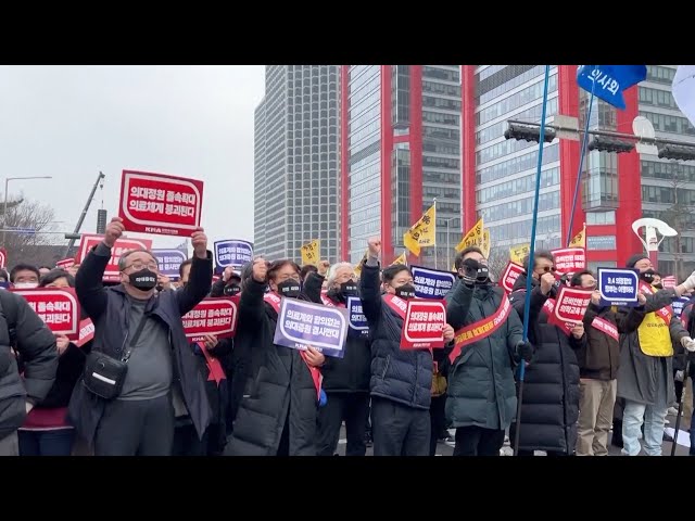 South Korea begins process for suspending licenses of striking doctors