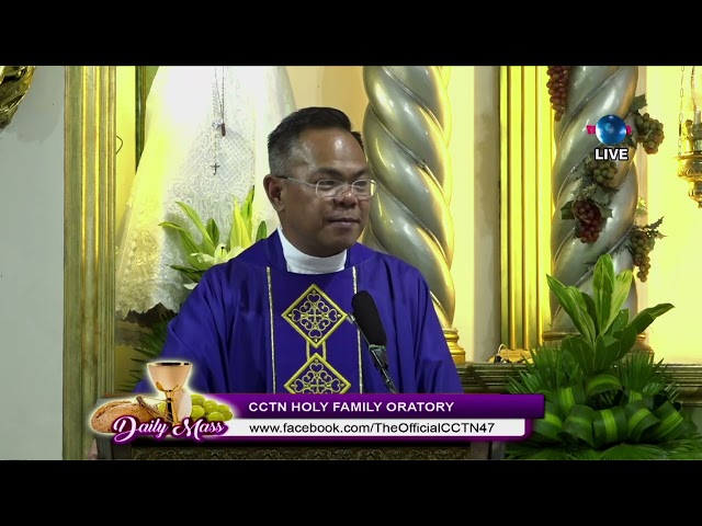 07 MARCH 2024   HOMILY by ( Rev  Fr  Mhar Balili )