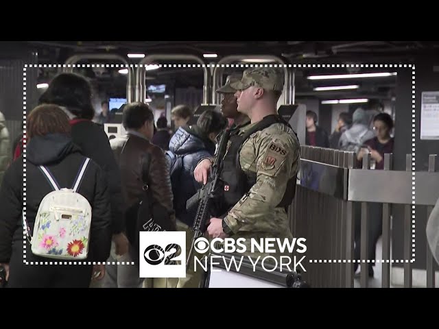 National Guard members sent to help beef up security in NYC subway system