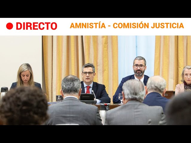 LEY AMNISTÍAEN DIRECTO: La COMISIÓN de JUSTICIA aprobará el TEXTO pactado por PSOE, JUNTS y ERC  |