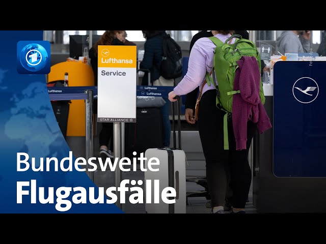 Streik von Boden- und Sicherheitspersonal bei der Lufthansa