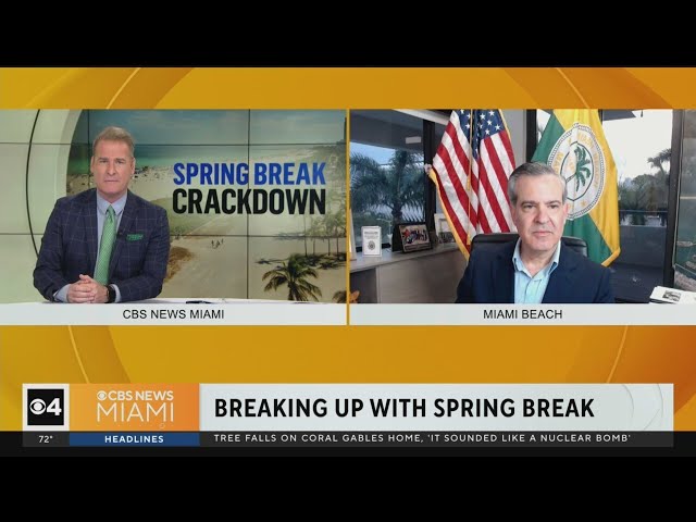 Miami Beach Mayor Steven Meiner said community, businesses support Spring Break crackdown