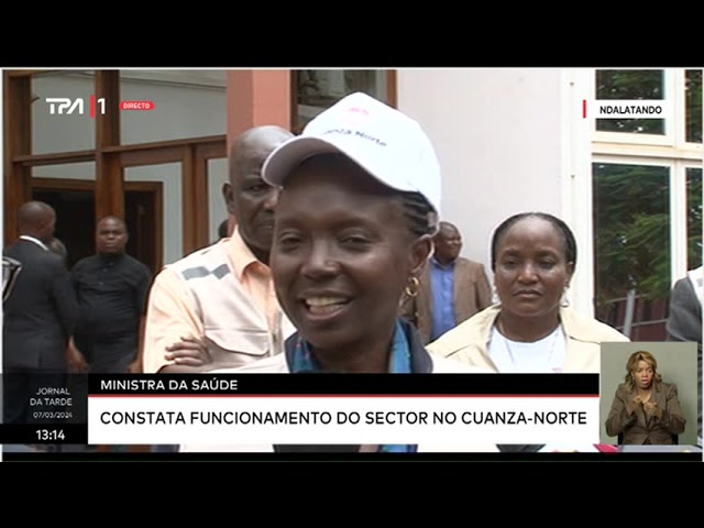 Ministra da Saúde - Constata funcionamento do sector no Cuanza- Norte