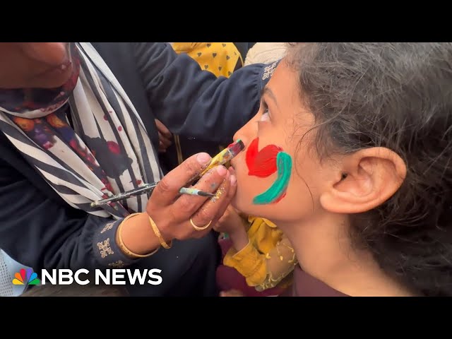 Traumatized kids in Rafah get psychological help in a colorful tent