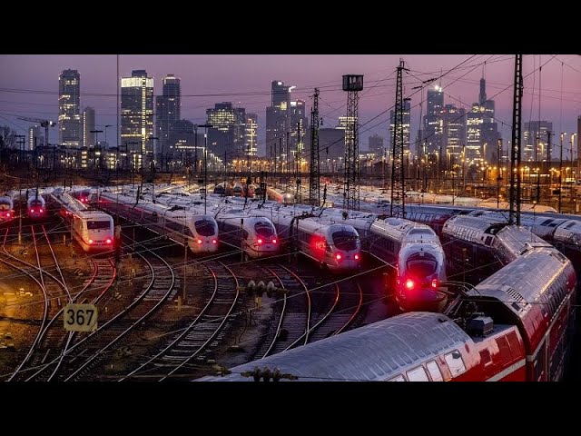 Millones de pasajeros de tren y avión afectados por una nueva huelga de transportes en Alemania