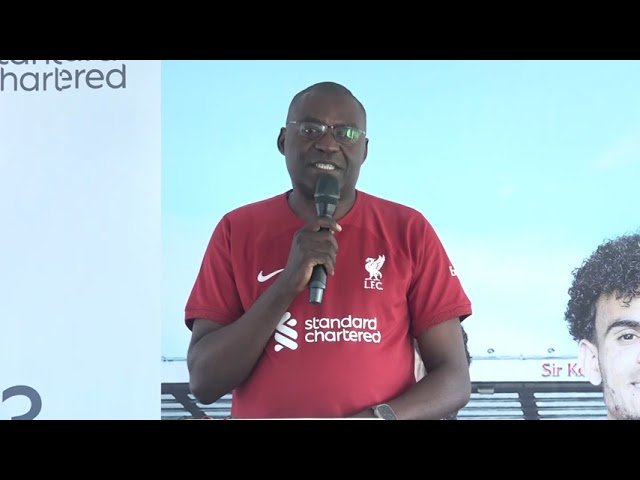 STANDARD CHARTERED CUP FLAGS OFF WINNERS FOR ANFIELD STADIUM