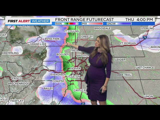 Colorado weather: Rain, snow and colder temperatures arrive