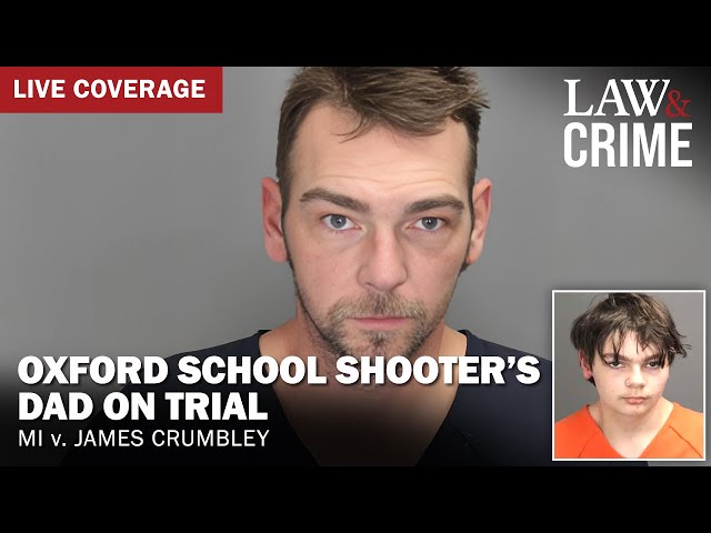 WATCH LIVE: Oxford School Shooter’s Dad on Trial - MI v. James Crumbley - Day One