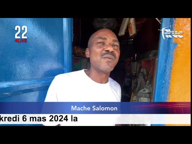 Bandi ak zam boule sou komisarya ak plizyè biznis nan mache Salomon nan lannwit mekredi 6 mas 2024