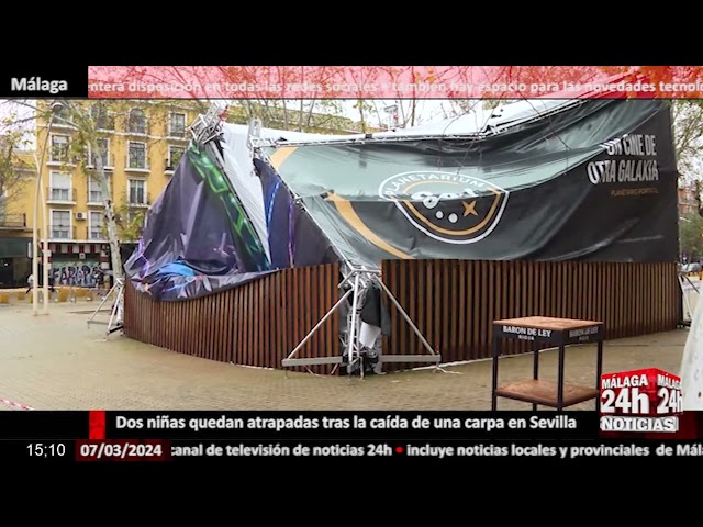 Noticia - Tres heridos por el desplome de la carpa de un planetario en Sevilla