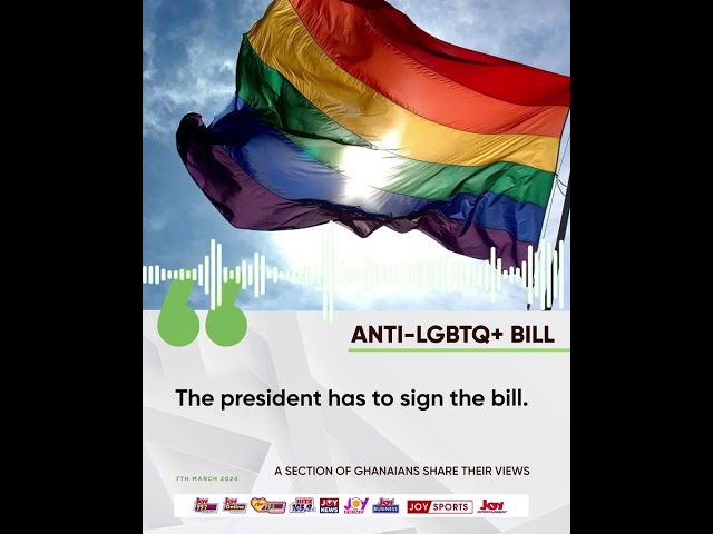 Anti-LGBTQ+ Bill: The president has to sign the bill#JoyAudioCut