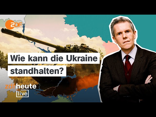 In der Defensive: Welche Strategie hat die Ukraine? Marcus Keupp bei ZDFheute live