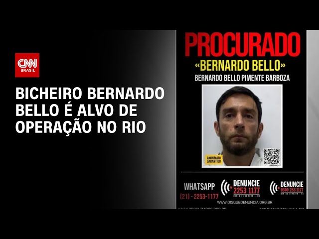 Bicheiro Bernardo Bello é alvo de operação no Rio | BASTIDORES CNN