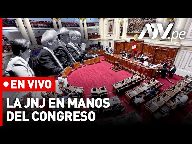 Congreso debate el futuro de los miembros de la Junta Nacional de Justicia (JNJ)