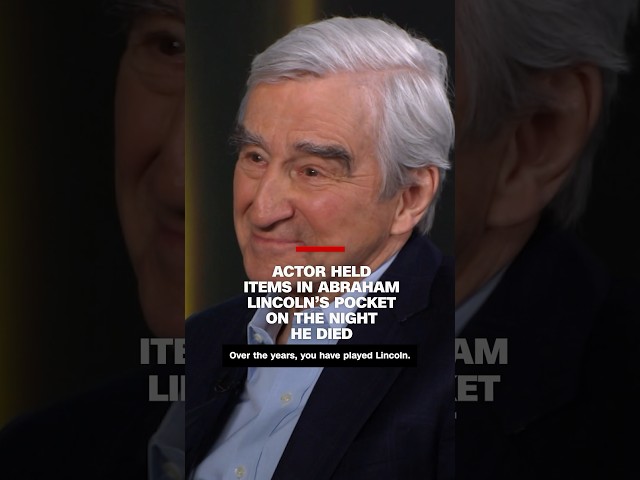 Sam Waterston once held the contents of Abraham Lincoln's pockets from the night he was assassi