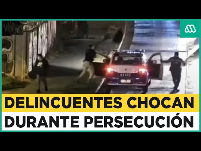 Delincuentes intentan atropellar a Carabinero