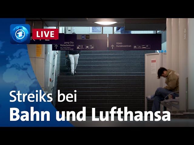 Streiks bei der Bahn und im Flugverkehr