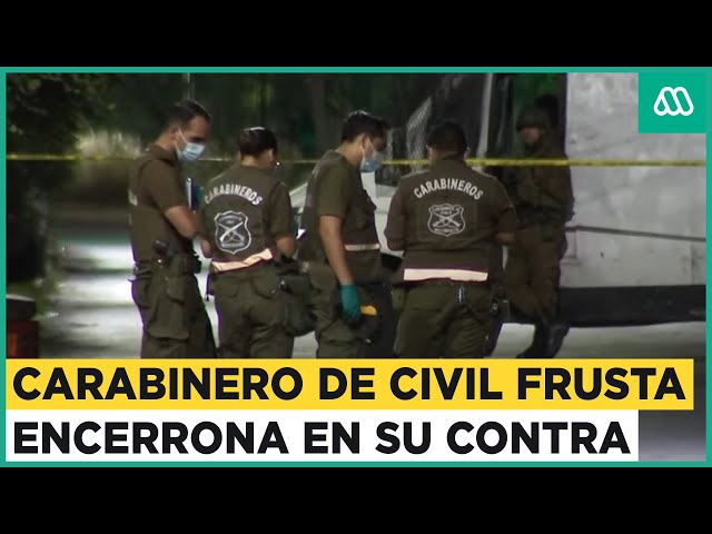 Carabinero de civil frustra robo: Hubo intercambio de tiros tras encerrona