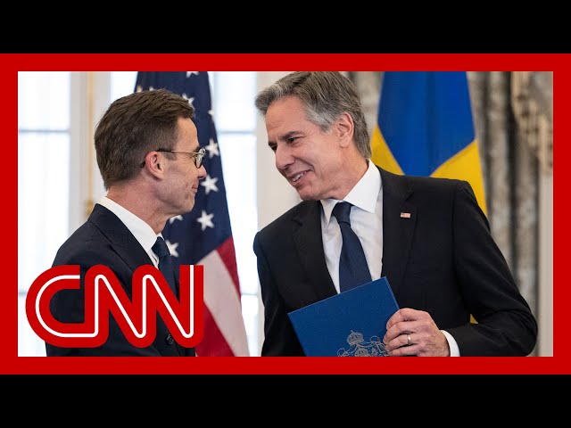 Sweden officially joins NATO, becoming alliance’s 32nd member