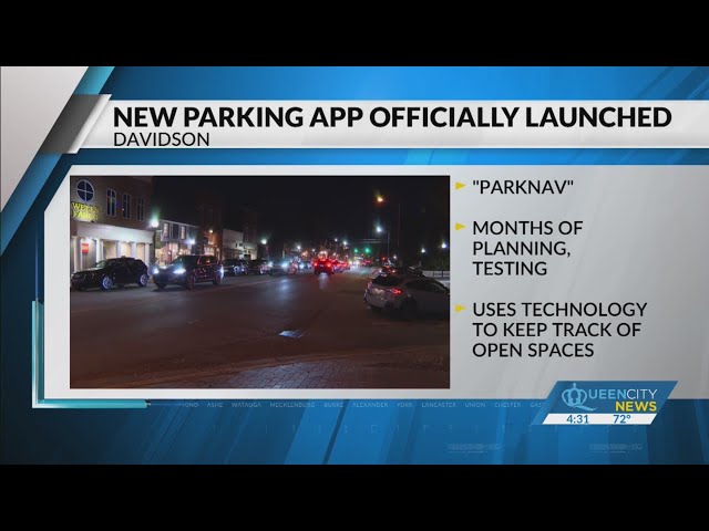 App launches to help find parking in Davidson