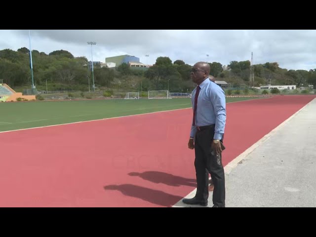 Minister pleased with work on Ryan Brathwaite Track