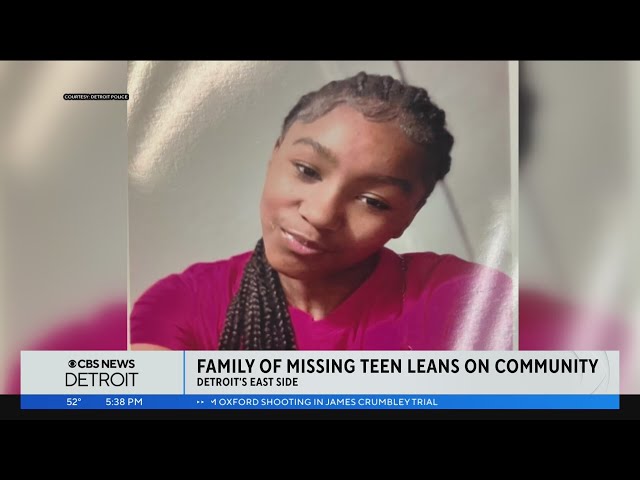 Family of missing Detroit teen leans on community