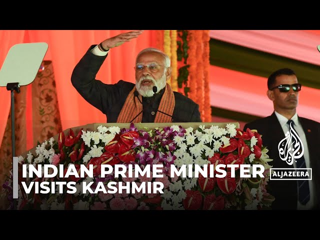 Indian prime minister visits Kashmir: PM's first visit since revoking article 370