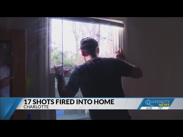 17 shots fired into Charlotte home