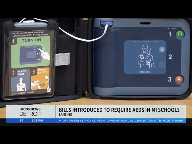 New legislation aims to get AEDs and training to all Michigan schools