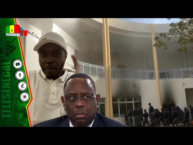 Incendie au palais de justice de Dakar Mollah Morgun met en garde Macky Sall "talal feppeu want