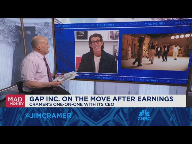 Our financial and operational efforts are showing up in the numbers, says Gap Inc. CEO Dickson