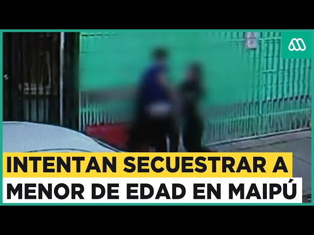 Intentan secuestrar a menor de edad en Maipú: Delincuente armado asalta a estudiantes