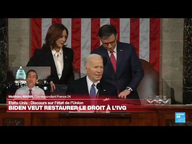 Discours sur l'état de l'Union : Joe Biden a livré un "discours offensif" • FRAN