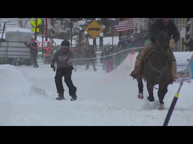 Skijoring brings skiing and horses to Leadville