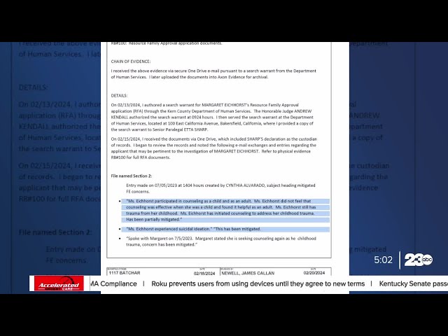 DOCS: Woman who allegedly killed foster child had diagnosed PTSD, trauma