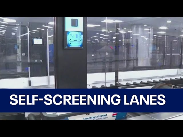 TSA launches first self-screening checkpoint lanes