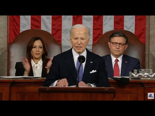 Watch Live: President Joe Biden is delivering his 2024 State of the Union address