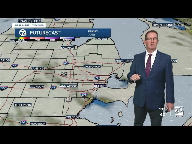 Rain starts Friday afternoon