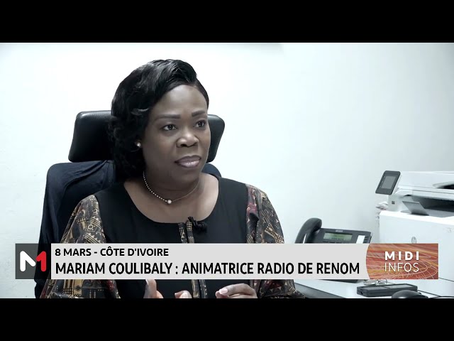 ⁣8 mars : Mariam Coulibaly, une animatrice radio de renom