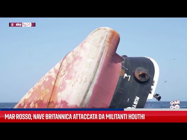 ⁣Mar Rosso, nave britannica attaccata da militanti Houti